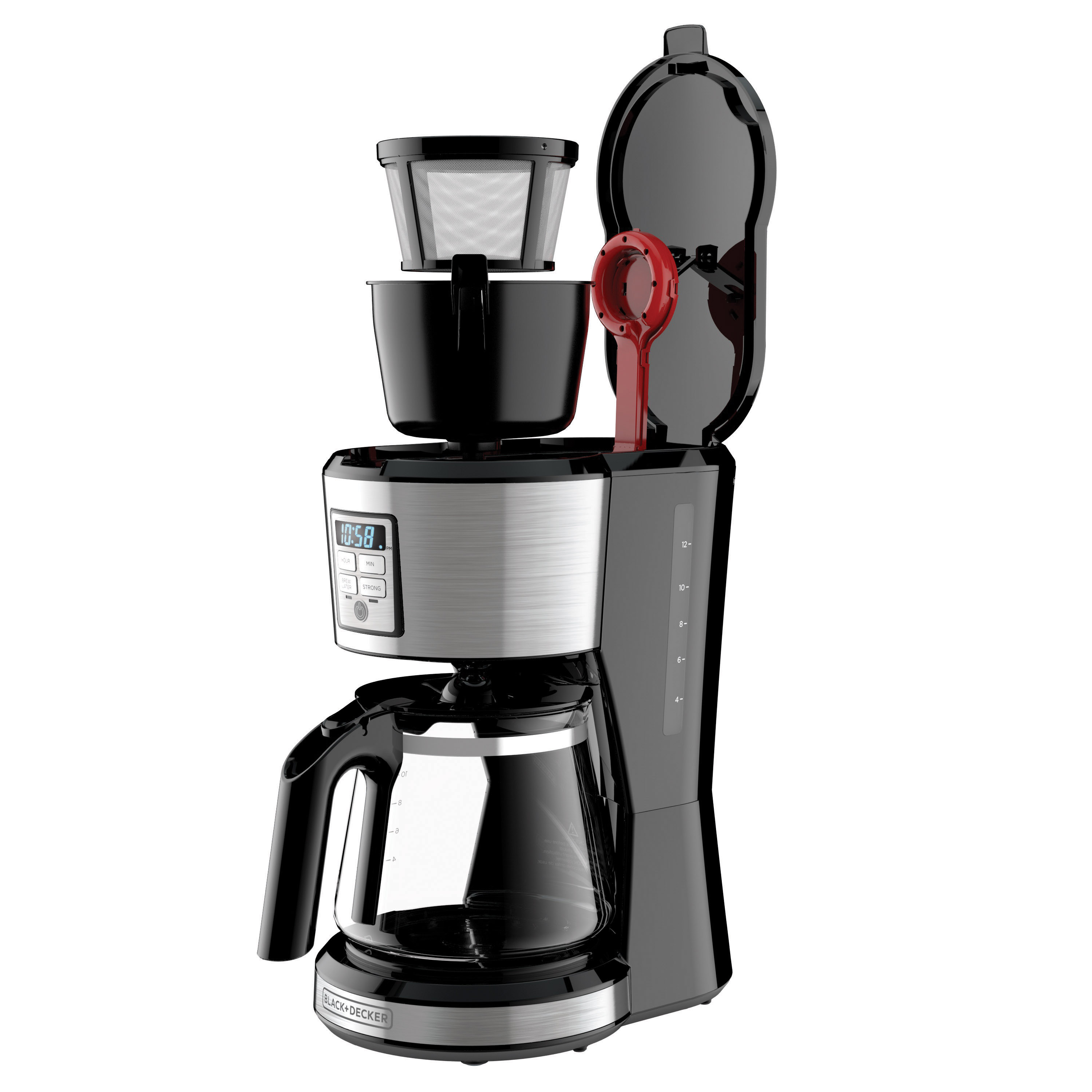 12 Cup Programmable Coffeemaker Black and Decker